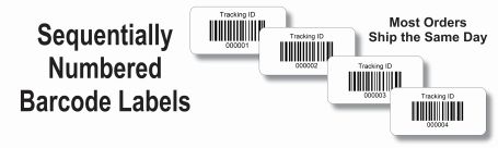 Sequential and Consecutive Barcode Labels